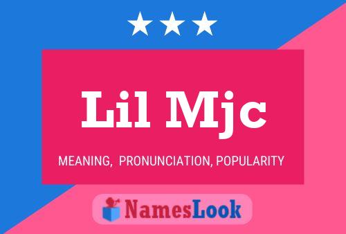 ملصق اسم Lil Mjc