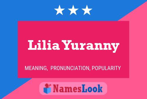 ملصق اسم Lilia Yuranny