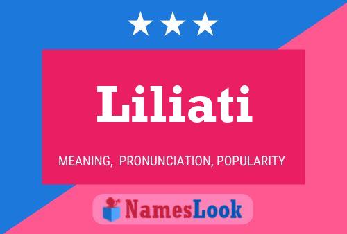 ملصق اسم Liliati