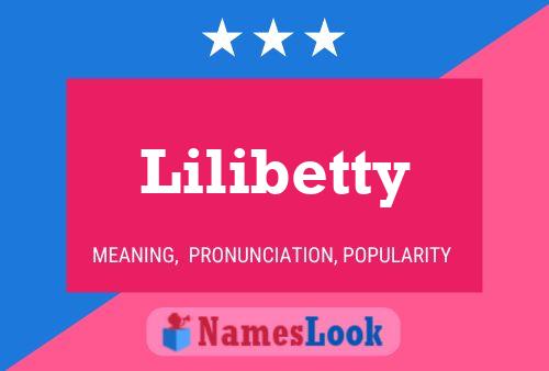 ملصق اسم Lilibetty