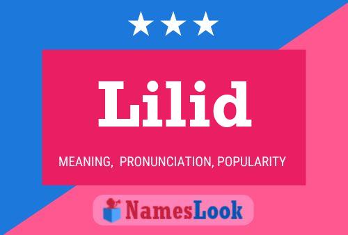 ملصق اسم Lilid