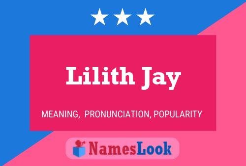 ملصق اسم Lilith Jay