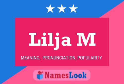 ملصق اسم Lilja M