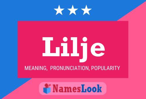 ملصق اسم Lilje