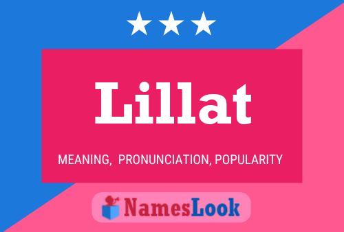 ملصق اسم Lillat