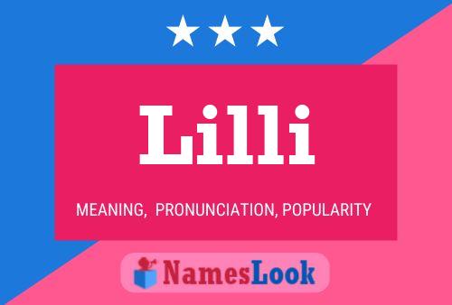 ملصق اسم Lilli