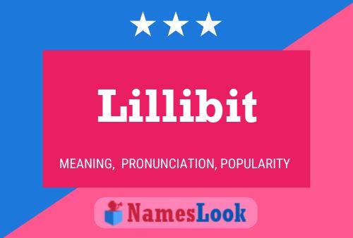 ملصق اسم Lillibit