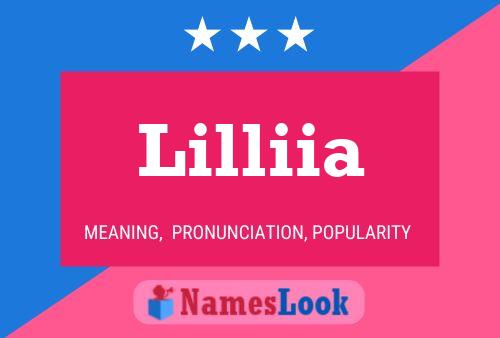 ملصق اسم Lilliia