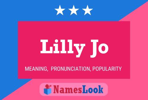 ملصق اسم Lilly Jo