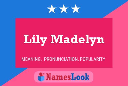 ملصق اسم Lily Madelyn