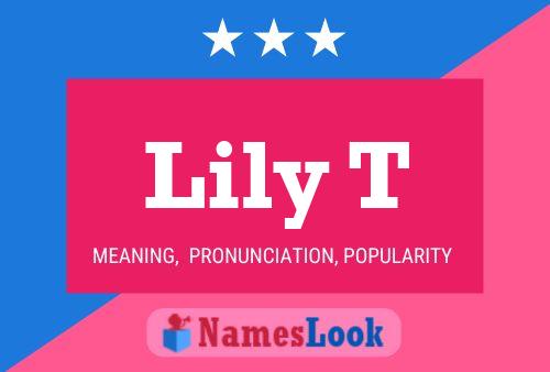 ملصق اسم Lily T