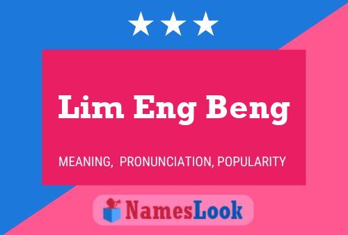 ملصق اسم Lim Eng Beng