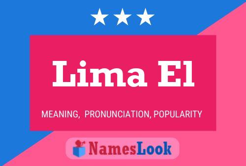 ملصق اسم Lima El