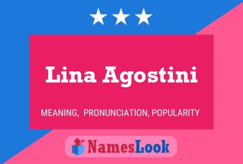 ملصق اسم Lina Agostini