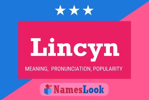 ملصق اسم Lincyn