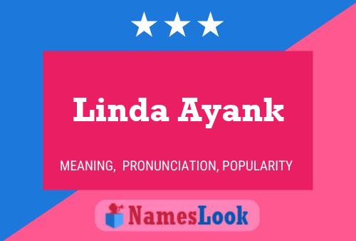 ملصق اسم Linda Ayank