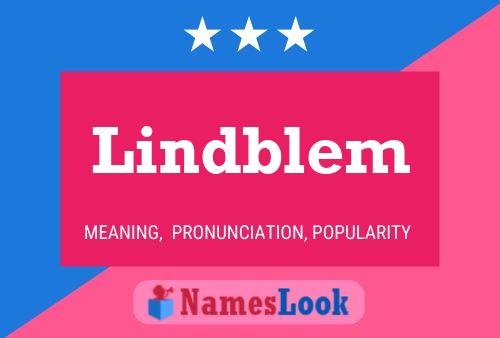 ملصق اسم Lindblem