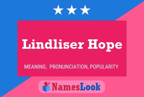 ملصق اسم Lindliser Hope