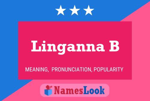 ملصق اسم Linganna B