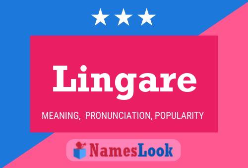 ملصق اسم Lingare