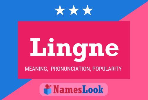 ملصق اسم Lingne