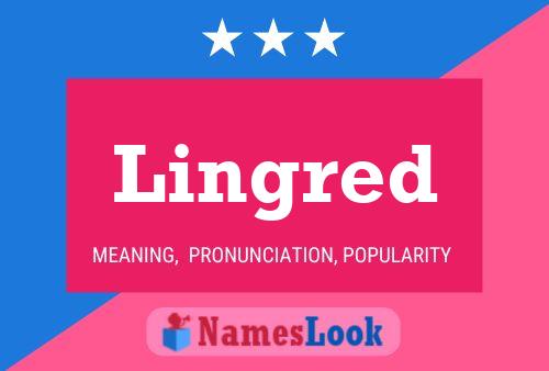 ملصق اسم Lingred