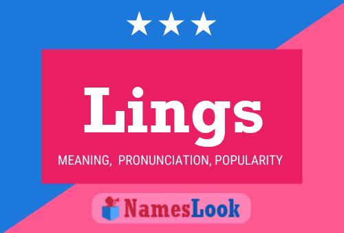 ملصق اسم Lings