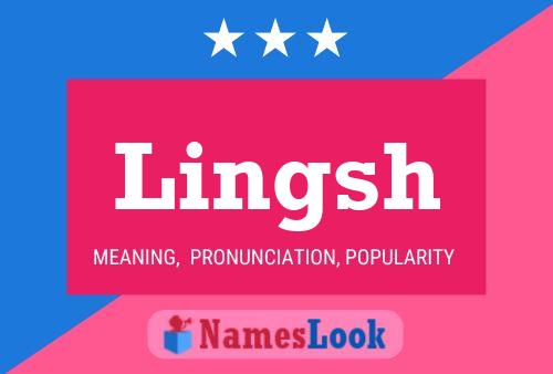 ملصق اسم Lingsh