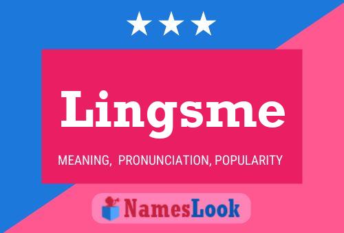 ملصق اسم Lingsme