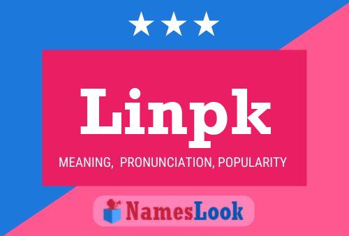 ملصق اسم Linpk