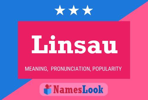 ملصق اسم Linsau