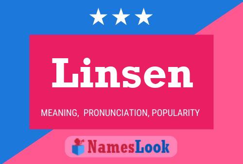 ملصق اسم Linsen