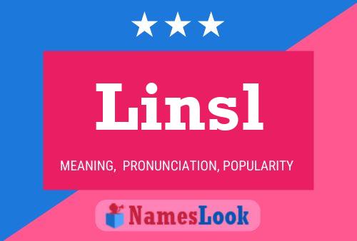 ملصق اسم Linsl