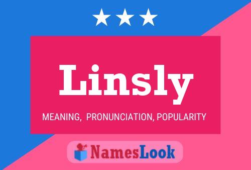 ملصق اسم Linsly