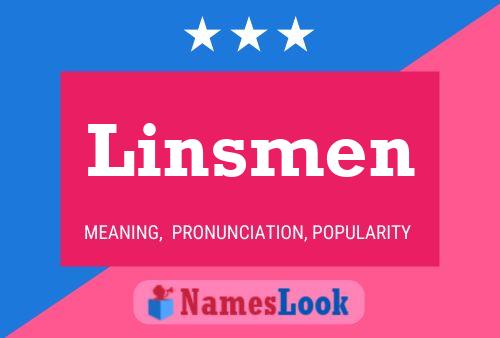 ملصق اسم Linsmen