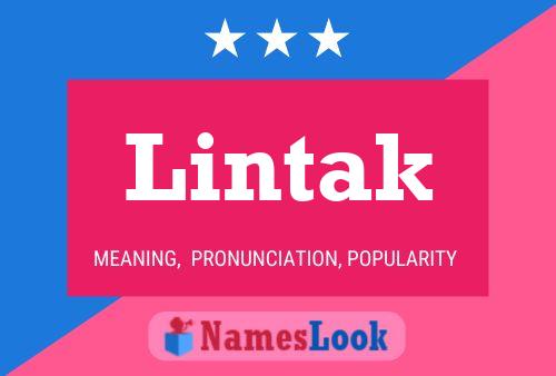 ملصق اسم Lintak