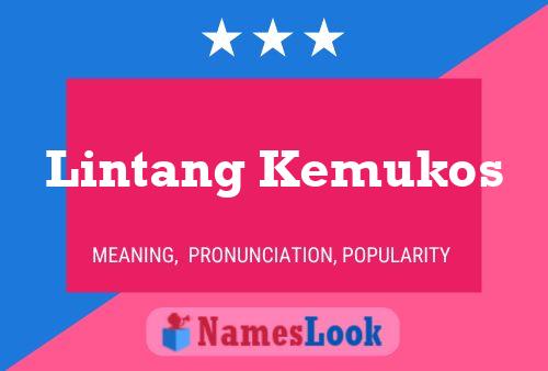 ملصق اسم Lintang Kemukos