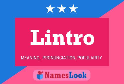 ملصق اسم Lintro