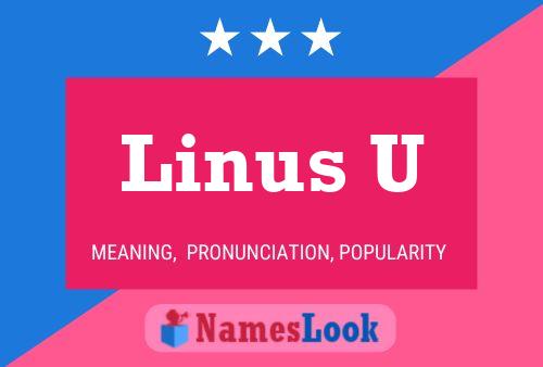 ملصق اسم Linus U