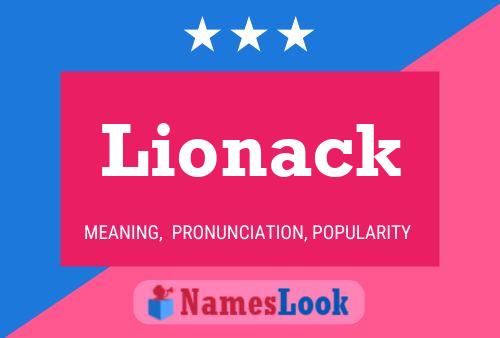 ملصق اسم Lionack