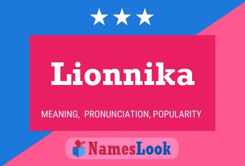 ملصق اسم Lionnika