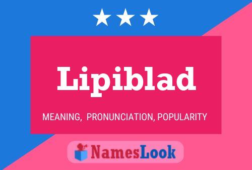 ملصق اسم Lipiblad