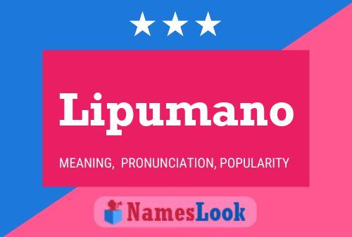 ملصق اسم Lipumano