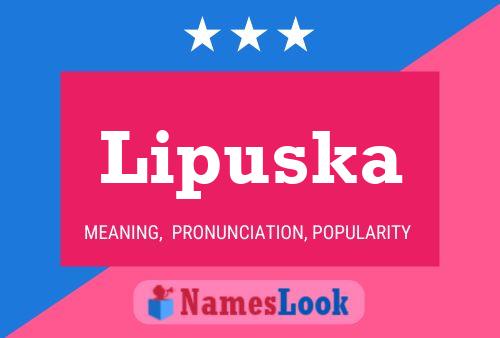 ملصق اسم Lipuska