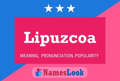 ملصق اسم Lipuzcoa