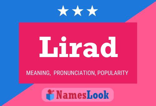 ملصق اسم Lirad