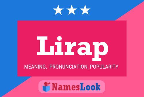 ملصق اسم Lirap