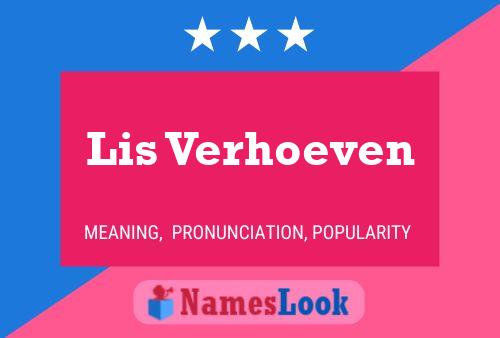 ملصق اسم Lis Verhoeven