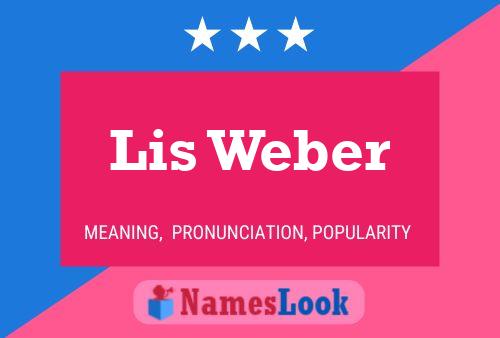 ملصق اسم Lis Weber