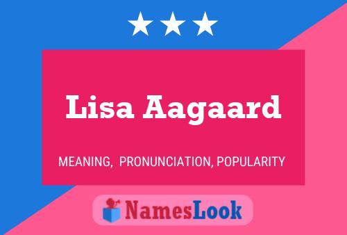 ملصق اسم Lisa Aagaard